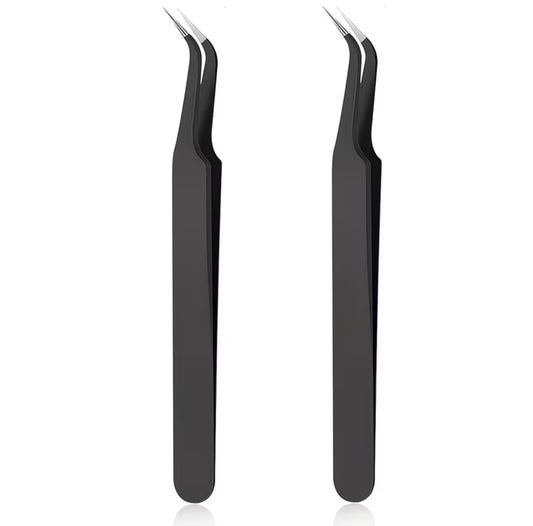 CURVED PRECISION TWEEZERS